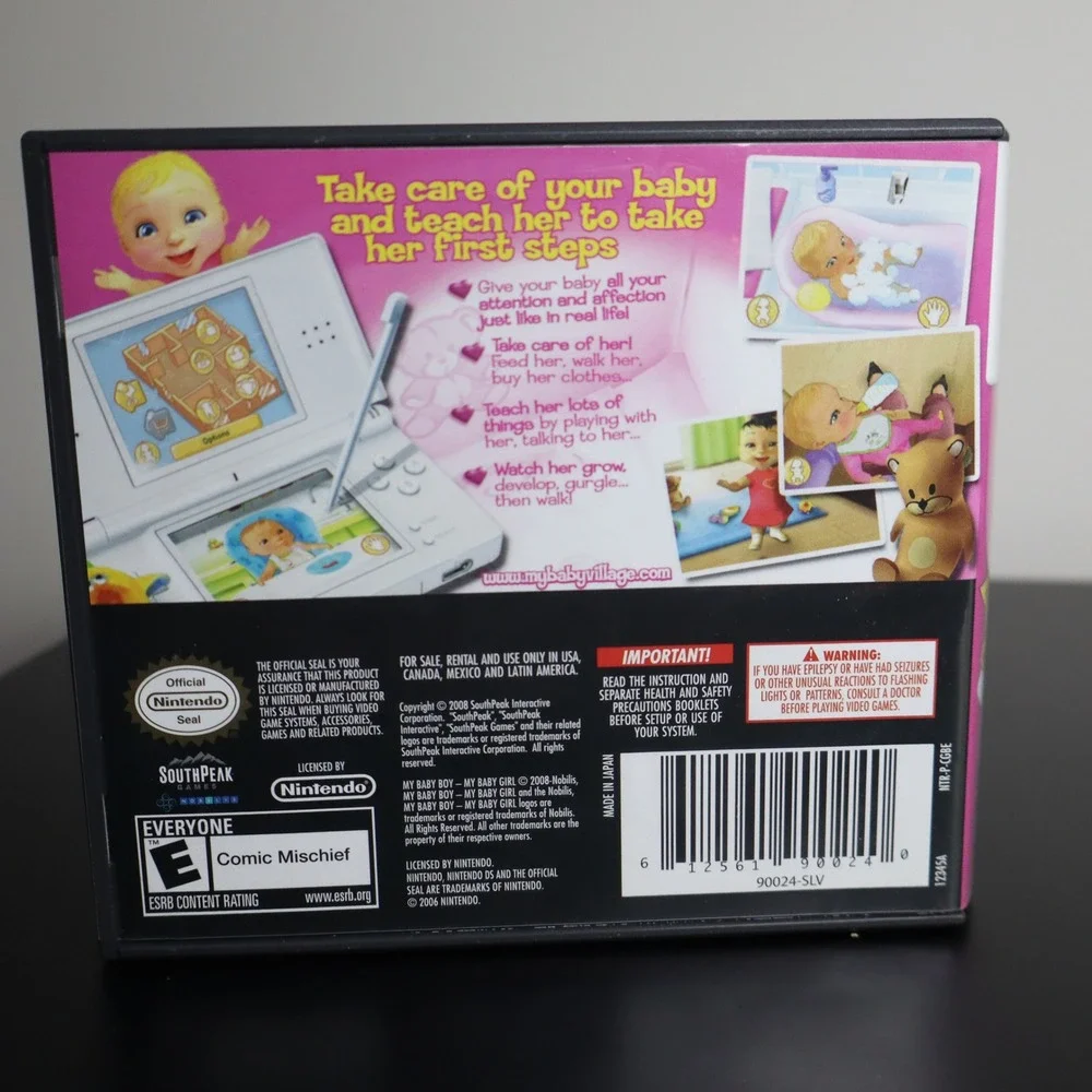 My Baby Girl Nintendo DS CIB Tested & Working